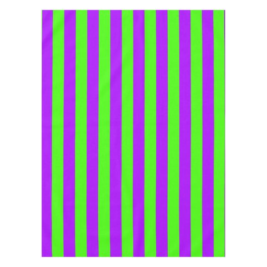 Nappe Électrique Psychédélique violet et arlequin vert (Devant)