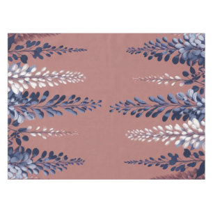 Nappe Élégance de la Wisteria marine et Rose