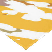 Nappe Élégance de pinceau d'or (Angle)