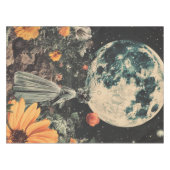 Nappe Élégance Lune - Femme avec Lune (3) (Devant (Horizontal))
