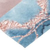 Nappe Élégance mystique | Turquoise Bleu et Rose Or Agat (Angle)