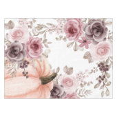 Nappe Elégant automne Citrouille floral Neutres Aquarell (Devant (Horizontal))