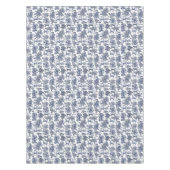 Nappe Elégant Bleu Blanc Rustique Horses Toile (Devant)