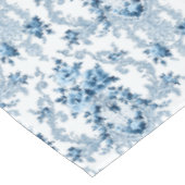 Nappe Elégant bleu et blanc Rococo Floral (Angle)