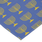 Nappe Elégant bleu moyen | Chanukah Hanukkiyah | MENORAH (Angle)