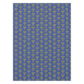 Nappe Elégant bleu moyen | Chanukah Hanukkiyah | MENORAH (Devant)