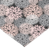 Nappe Élégant bleu rose gris dahlia floral (Angle)