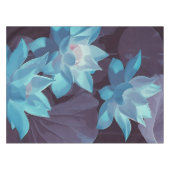 Nappe Elegant Blue Lotus Acrylic Artwork | (Devant (Horizontal))