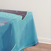 Nappe Elegant Blue Lotus Acrylic Artwork | (In Situ)