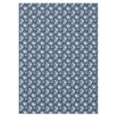 Nappe Elegant Blue while roses tiled Wedding (Devant)