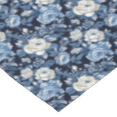 Nappe Elegant Blue while roses tiled Wedding (Angle)