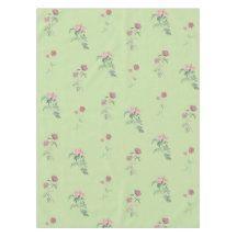 Élégant Bohème Vintage Motif Floral Vert Printemps
