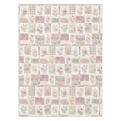 Nappe Elegant Boho Purple Quilt Floral Patchwork Pattern (Devant)