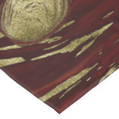 Nappe Élégant bracelet en marbre rouge et or moderne (Angle)