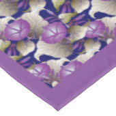 Nappe Élégant Chic Lavande Purple Fleurs Design Floral (Angle)