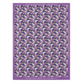 Nappe Élégant Chic Lavande Purple Fleurs Design Floral (Devant)