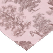 Nappe Elégant Chic Rose Rustique Horses Toile (Angle)