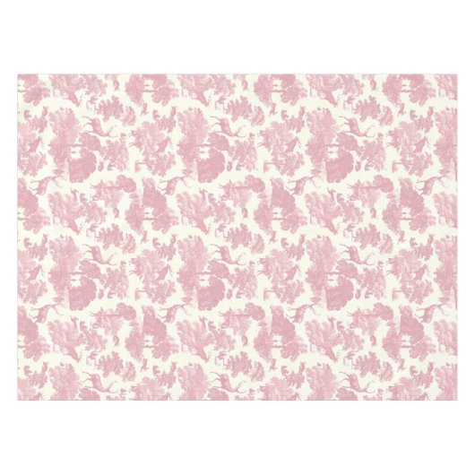 Nappe Elégant Chic Rose Toile Cerf Boodland (Devant (Horizontal))