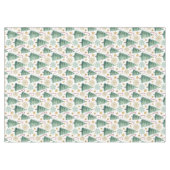 Nappe Elegant Christmas trees red green gold tablecloth (Devant (Horizontal))