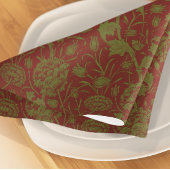 Nappe Elegant Classic William Morris Red Green