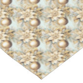 Nappe Elégant classique menthe or luxe bouquet de Noël (Angle)