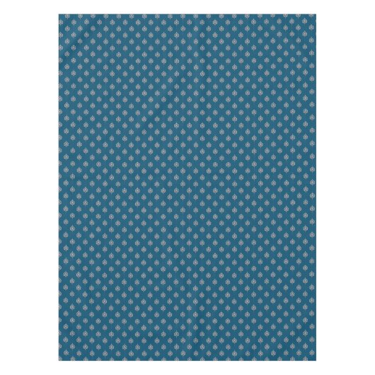 Nappe Elegant Dark Blue Damask Pattern (Devant)