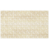 Nappe Elégant design art déco en palmier doré (Devant (Horizontal))