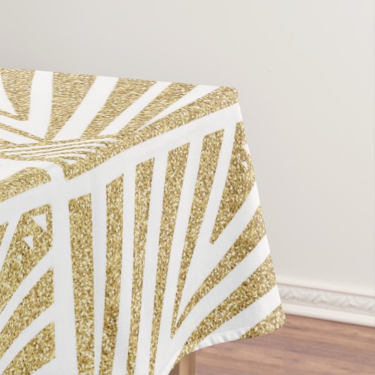 Nappe Elégant design art déco en palmier doré (In Situ)