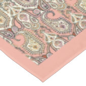 Nappe Elégant Design Motif Rose Exotique Personnalisé  (Angle)