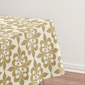 Nappe Élégant élégant élégant blanc élégant Damas or (In Situ)