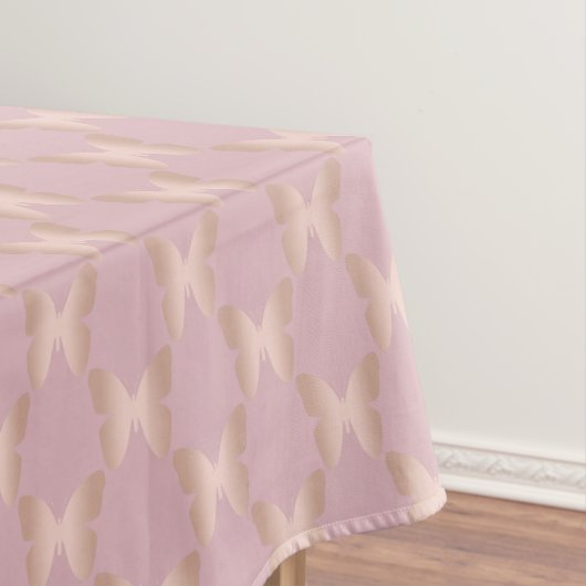 Nappe Elegant et rose gold butterfly design (In Situ)