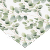 Nappe Elégant Eucalyptus Feuille Green Table Runner (Angle)