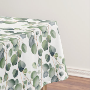 Nappe Elégant Eucalyptus Feuille Green Table Runner