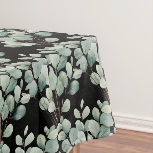 Nappe Elégant Eucalyptus Feuille Green Table Runner (In Situ)