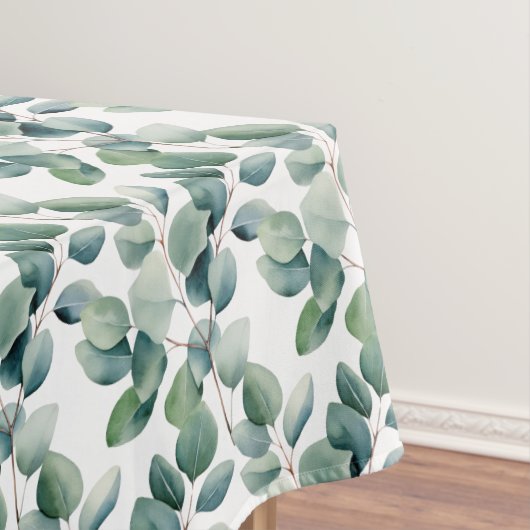 Nappe Elégant Eucalyptus Feuille Green Table Runner (In Situ)