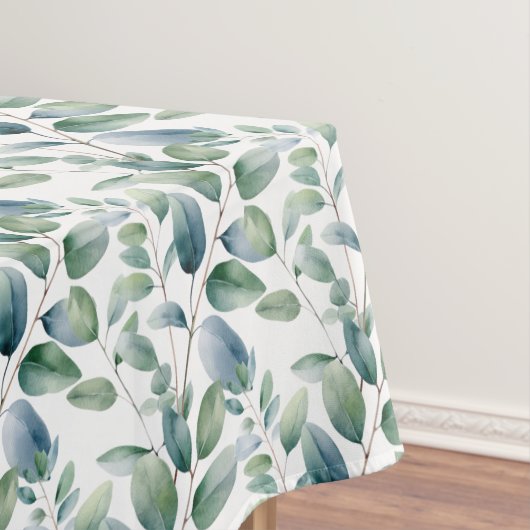 Nappe Elégant Eucalyptus Feuille Green Table Runner (In Situ)