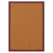 Nappe Elegant Fall Plaid Tablecloth Rustic Checkered Art (Devant)