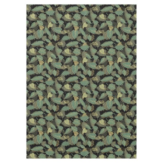 Nappe Elégant Feuille automne vert automne tendance auto (Devant)