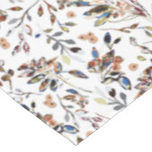 Nappe Elégant Feuille Berries Aquarelle Floral (Angle)