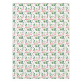 Nappe Élégant Flamant rose rose Tropical Feuille Motif S (Devant)