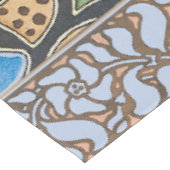 Nappe Élégant Fleur Bleu Périwinkle Floral Classic (Angle)