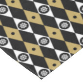 Nappe élégant flocon de Noël en or noir (Angle)