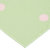 Nappe Elegant Girly Green & Pink Polka Dots Pattern (Angle)