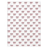 Nappe Elegant Girly Pink Bow Pattern Spring Summer Chic (Devant)