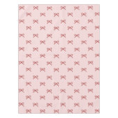 Nappe Elegant Girly Pink Bow Pattern Spring Summer Chic (Devant)