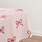 Nappe Elegant Girly Pink Bow Pattern Spring Summer Chic (In Situ)