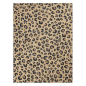 Nappe Elegant Gold Glitter Black Leopard Print (Devant)