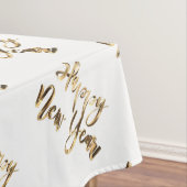 Nappe Elégant Gold Look Script Bonne année (In Situ)