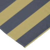Nappe Elégant Gold & Navy Blue Vertical Stripes (Angle)
