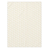 Nappe Élégant Golden Snowflakes sur blanc (Devant)